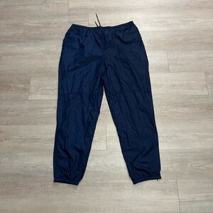 Vintage 90s Nike Blue Swoosh Windbreaker Lightweight Track Pants 
Men’s Size XXL